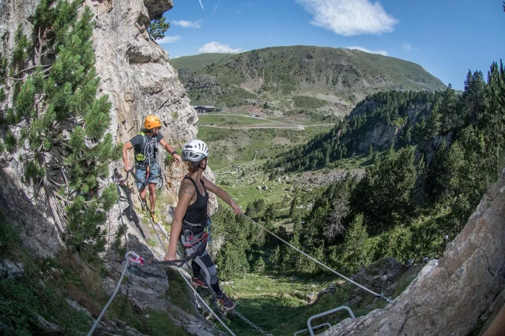 Att göra i Andorra på sommaren - klättra