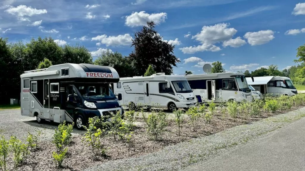 Tyskland välkomnar husbilar - fin ställplats i Vohenstrauss
