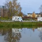 Trevlig ställplats i Västerås gästhamn