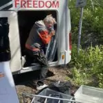 Vårstädning i husbil – vi röjer garaget för elcyklarna