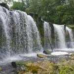 Keila vattenfall i Estland – och en romantisk park