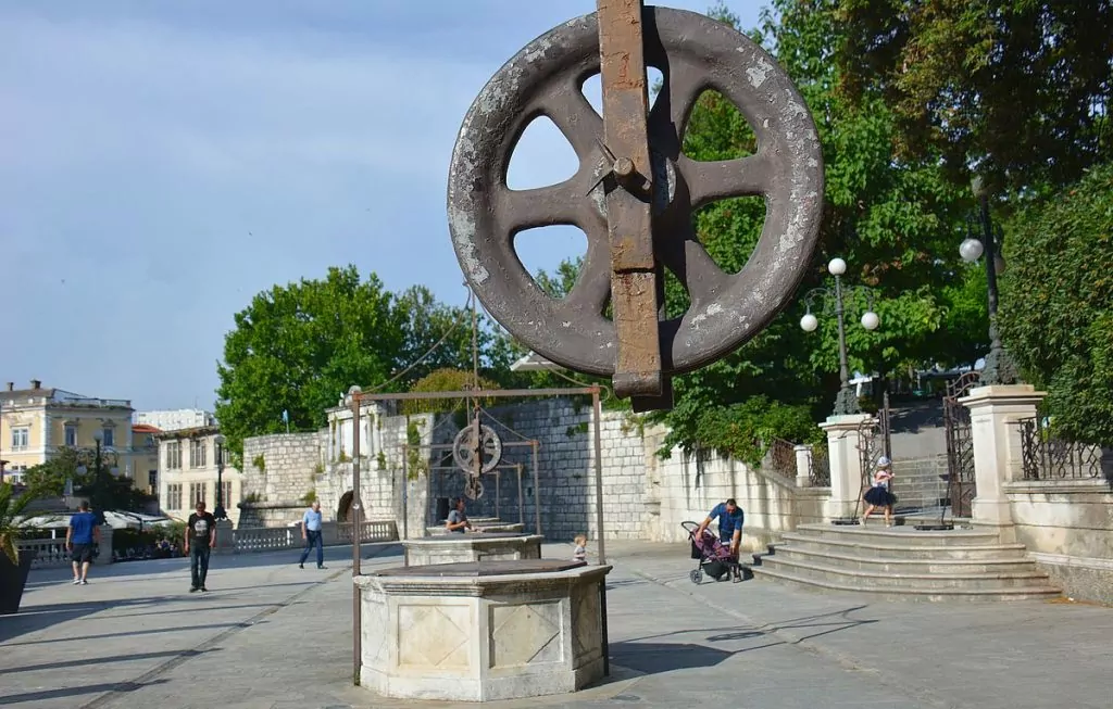 Att göra i Zadar - De fem brunnarnas torg