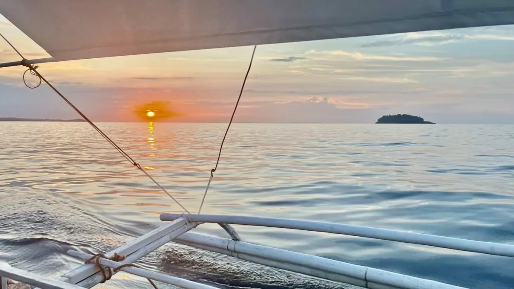 På havet i Filippinerna