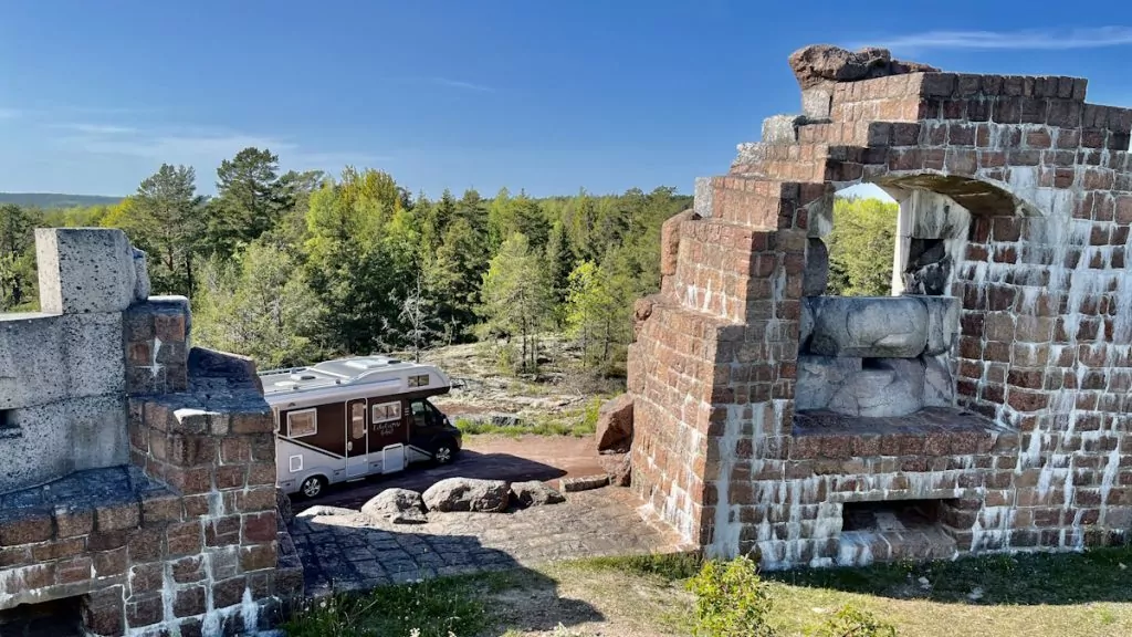 Att besöka Bomarsunds fästning på Åland