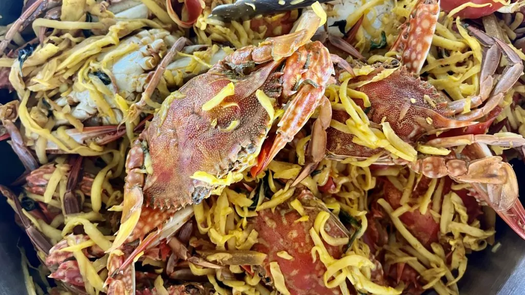 Vad äter man i Filippinerna? - filippinsk mat - krabba