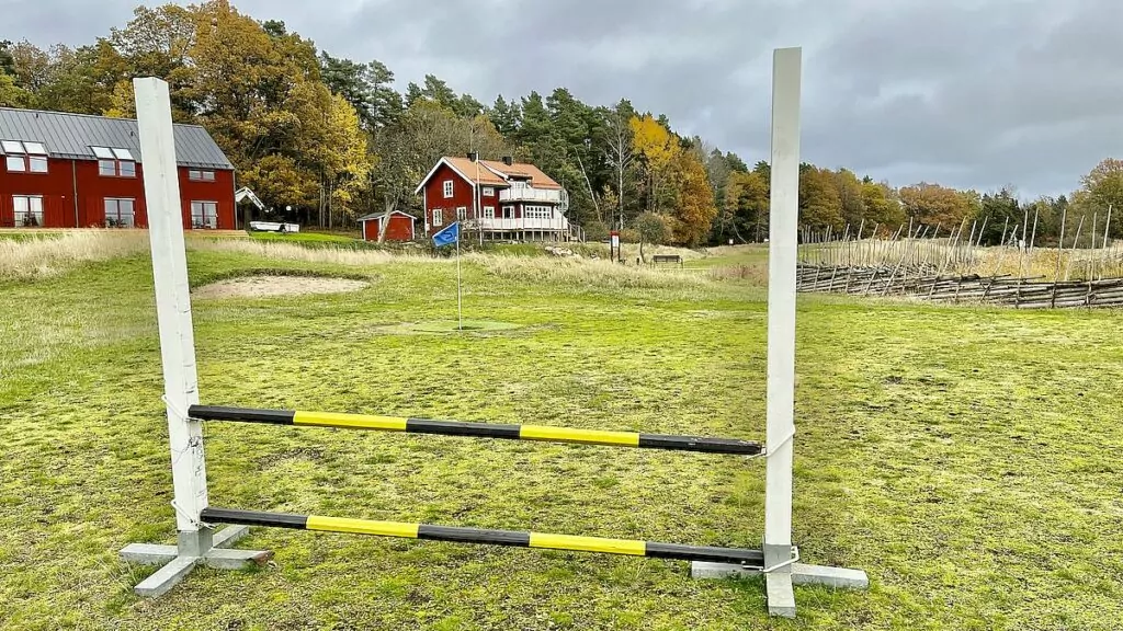 Fotbollsgolf på Siggesta Gård i Värmdö