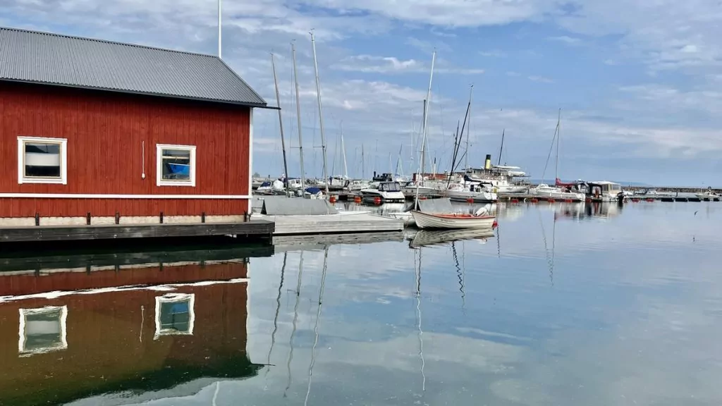 Att göra i Hjo - hamnen