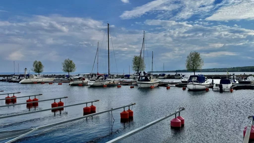 Att göra i Hjo - hamnen