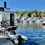 Att vara hemma i husbåten i Stockholm igen