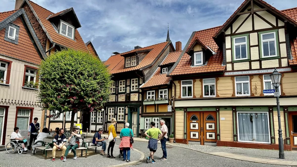 Att göra i Wernigerode - strosa bland krosvirkeshus