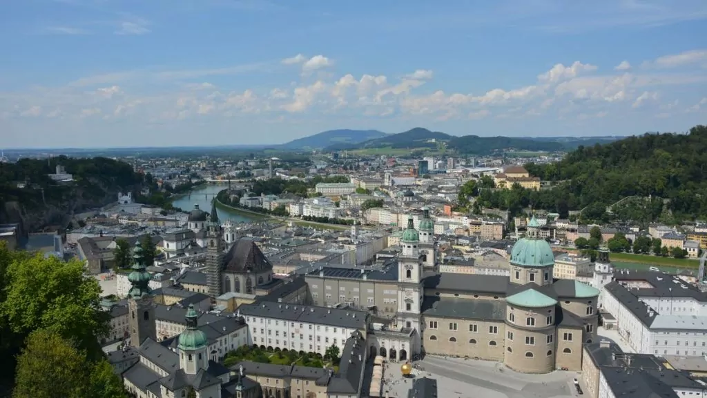 Utsikt över Salzburg 