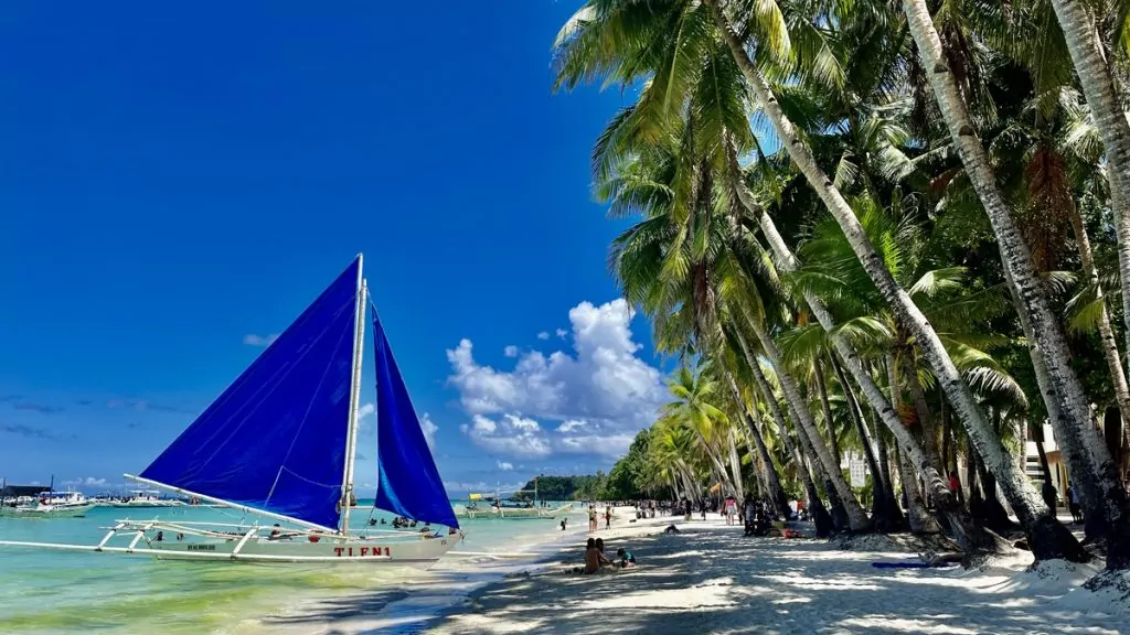 Att göra på Boracay i Filippinerna - segling