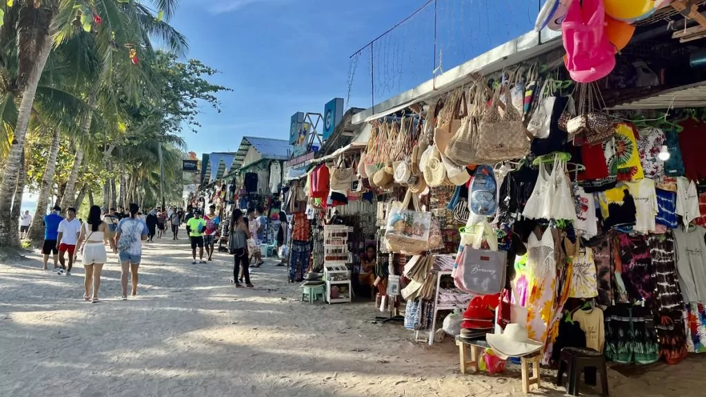 Att göra på Boracay i Filippinerna - shopping