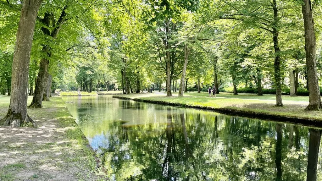 Att göra i Bayreuth - trädgården vid det nya slottet