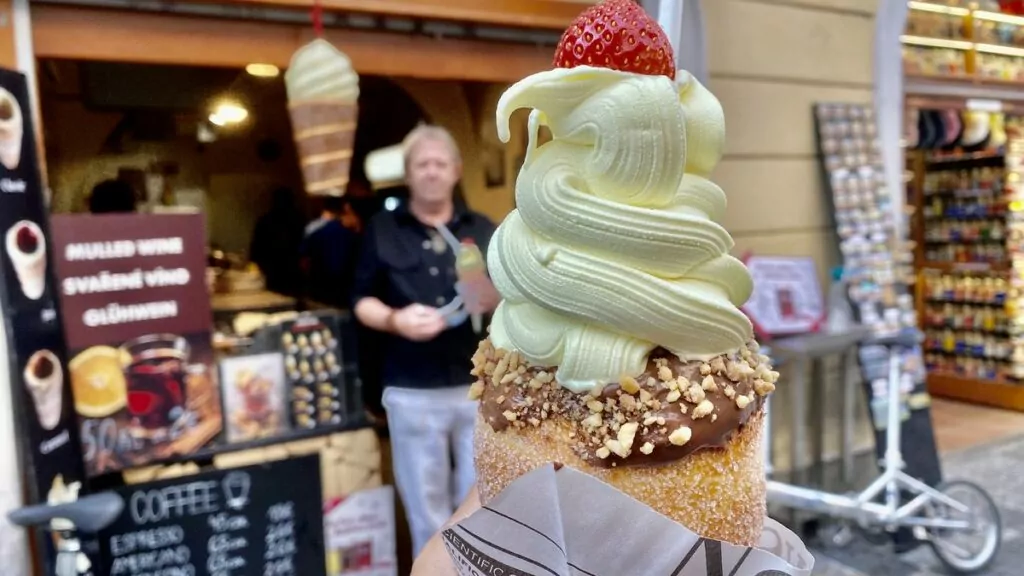 Göra i Prag - äta trdelnik