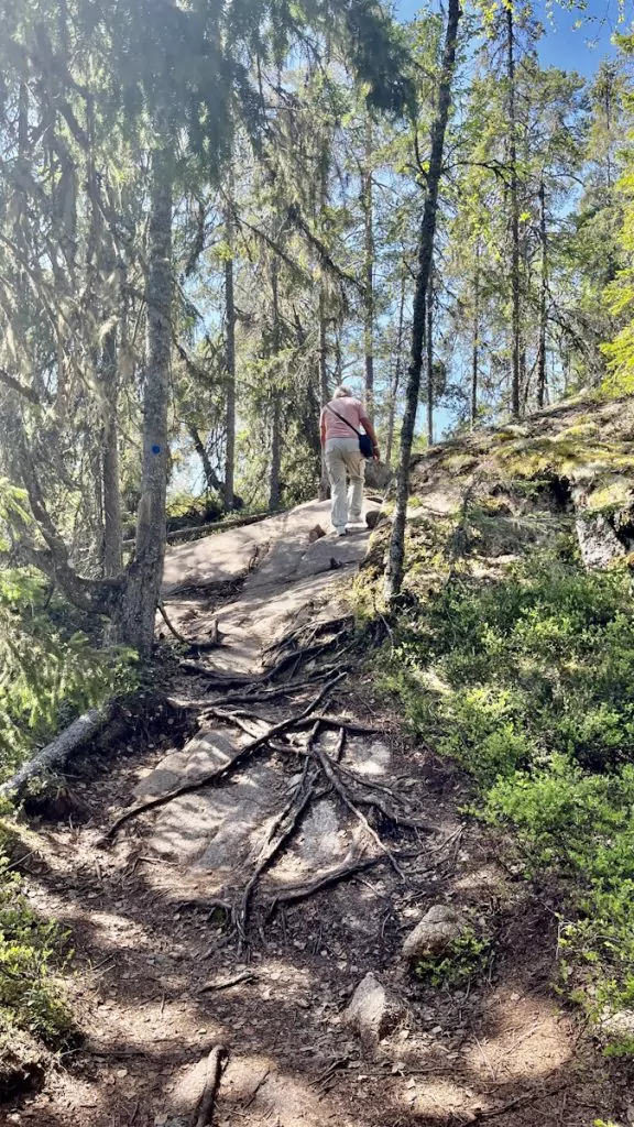 Att besöka Skuleberget i Höga kusten