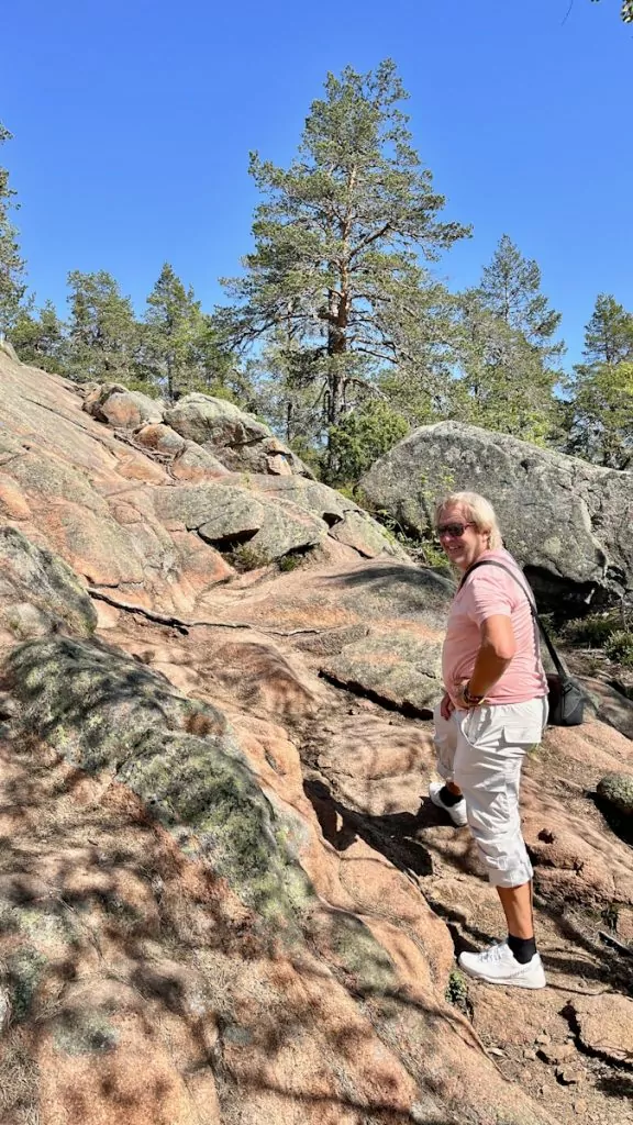 Att besöka Skuleberget i Höga kusten